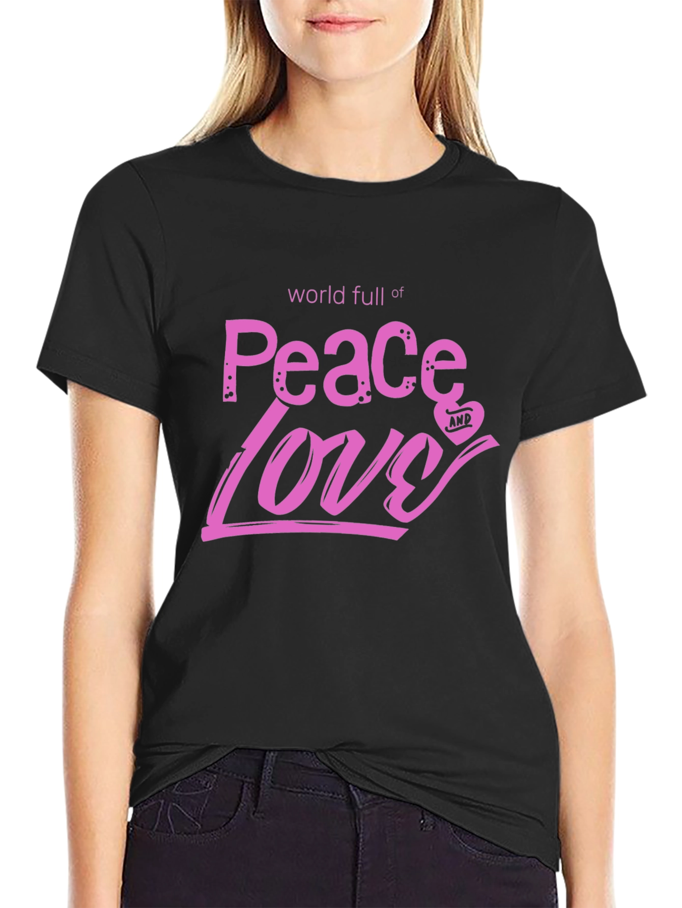 Peace and Love Graphic Tee