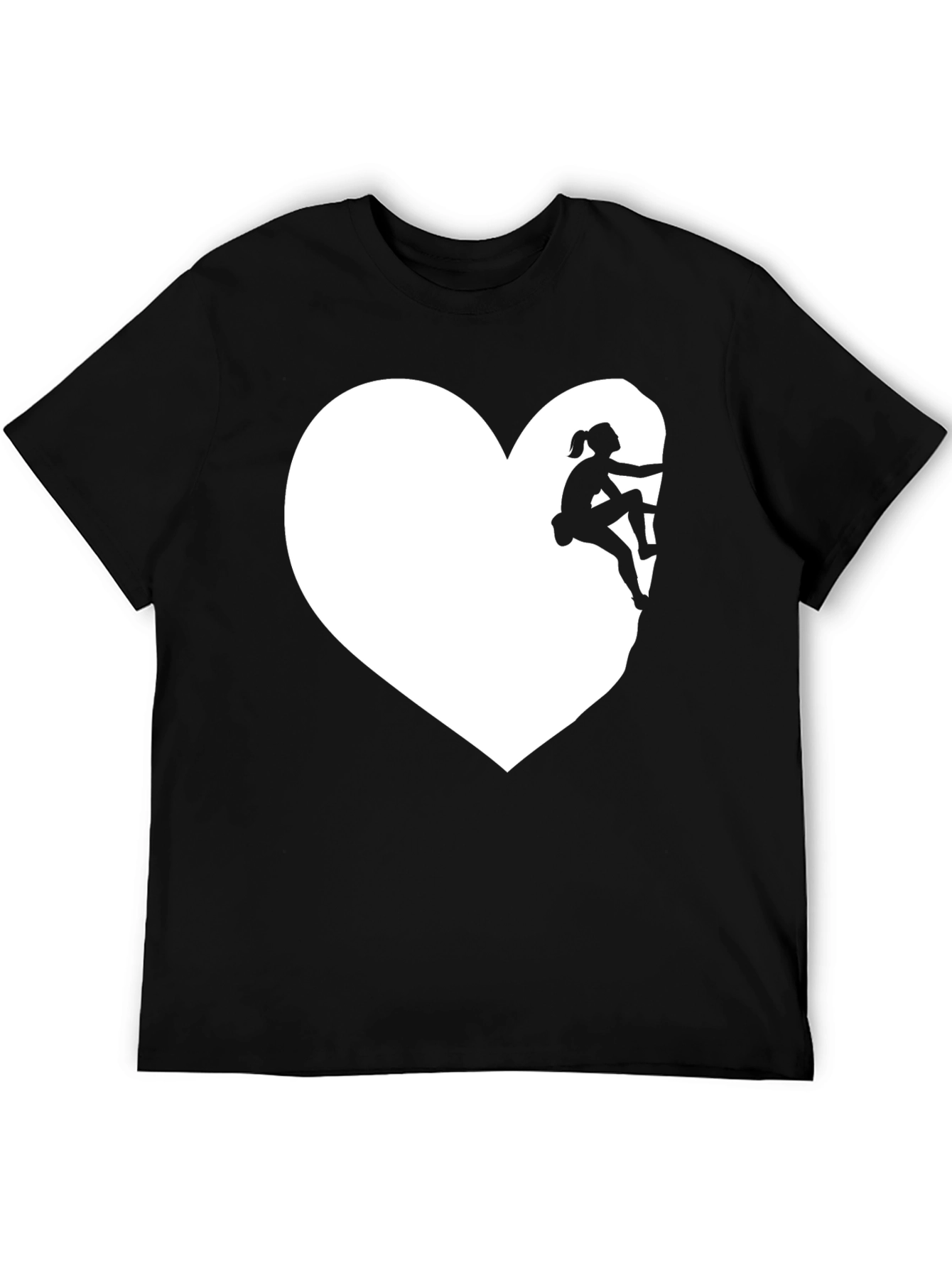 Climbing Heart Tee - Love to Climb Graphic T-Shirt
