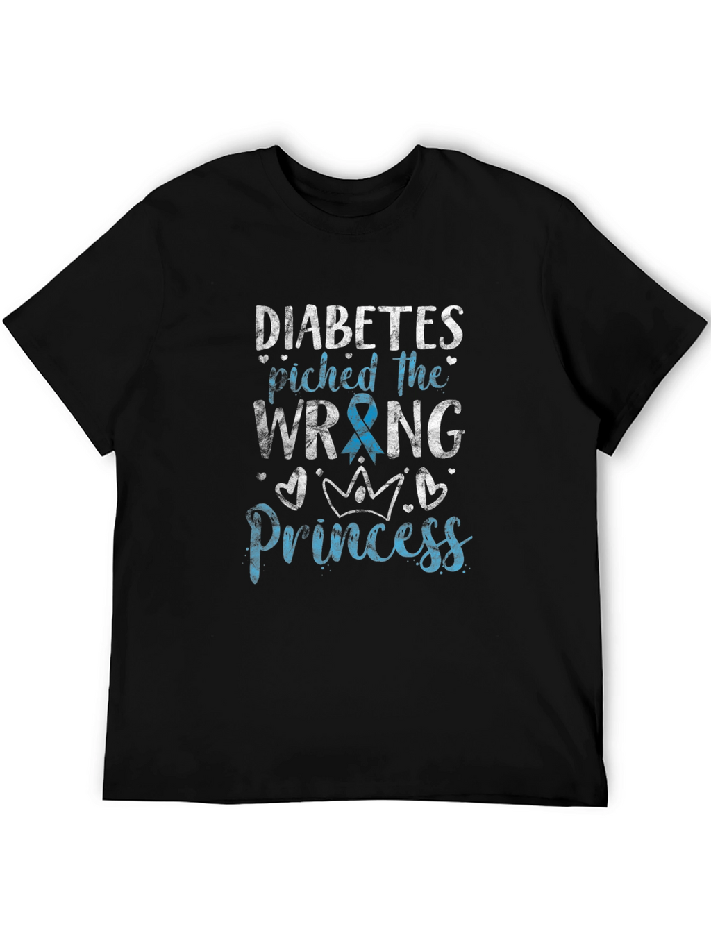 Diabetes Awareness T-Shirt - Wrong Princess Design