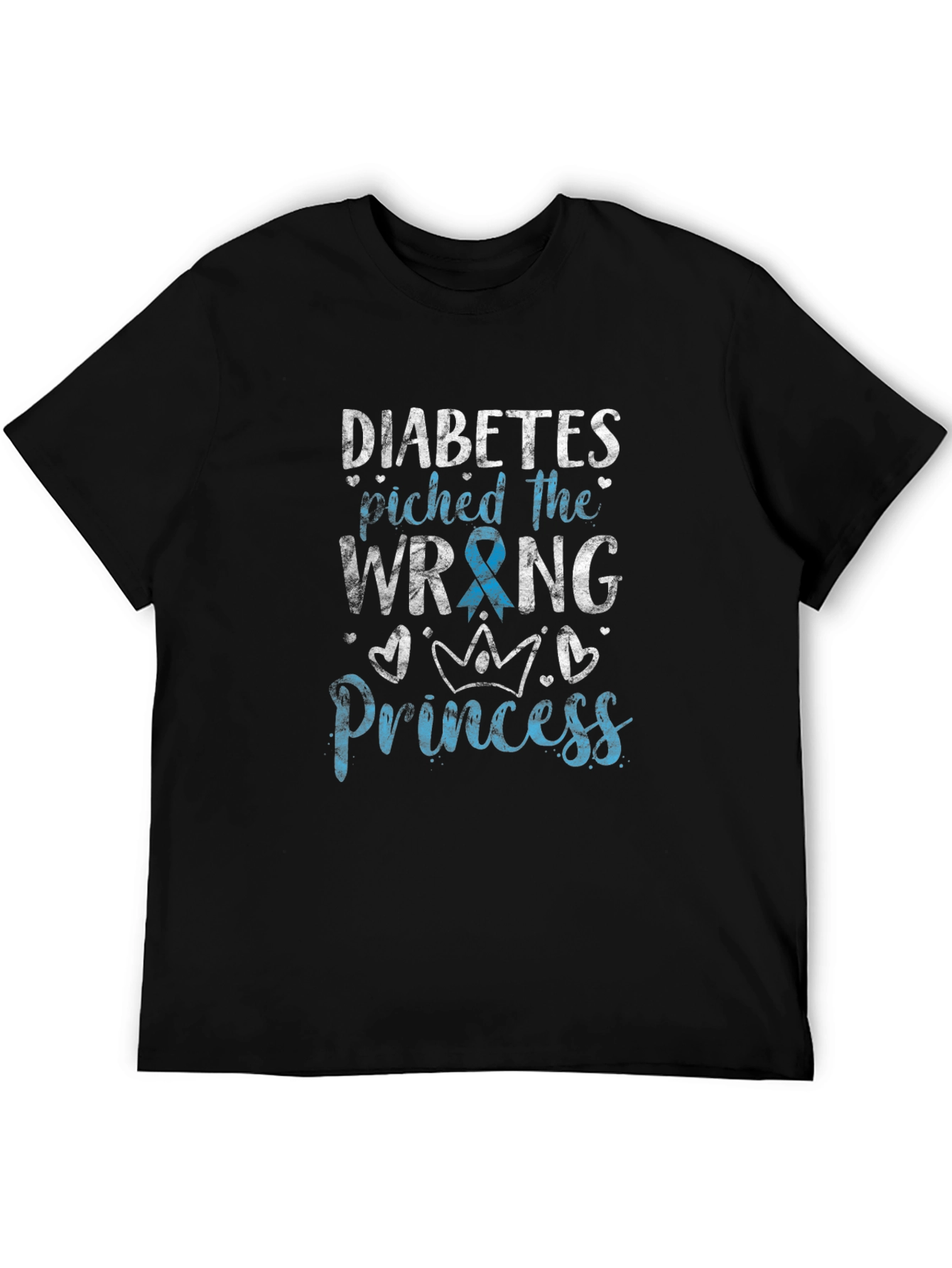 Diabetes Awareness T-Shirt - Wrong Princess Design