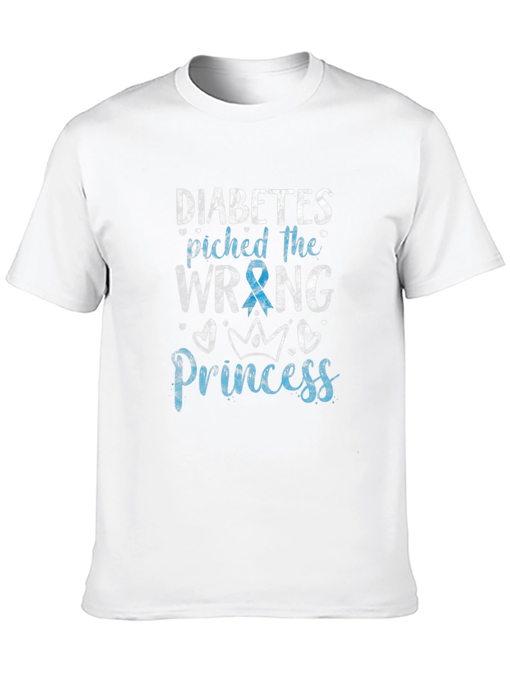 Diabetes Awareness T-Shirt - Wrong Princess Design