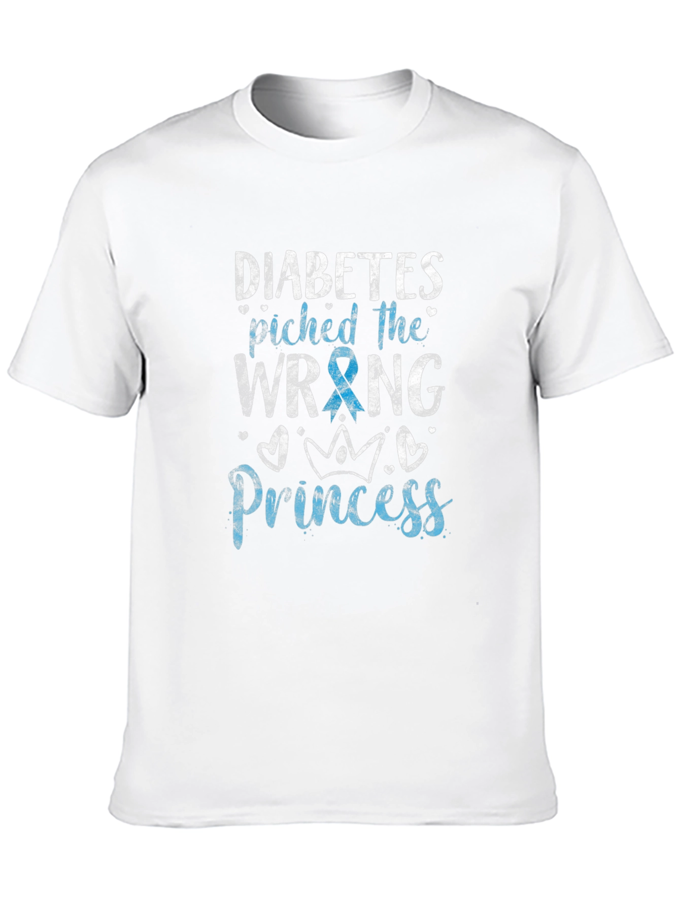 Diabetes Awareness T-Shirt - Wrong Princess Design