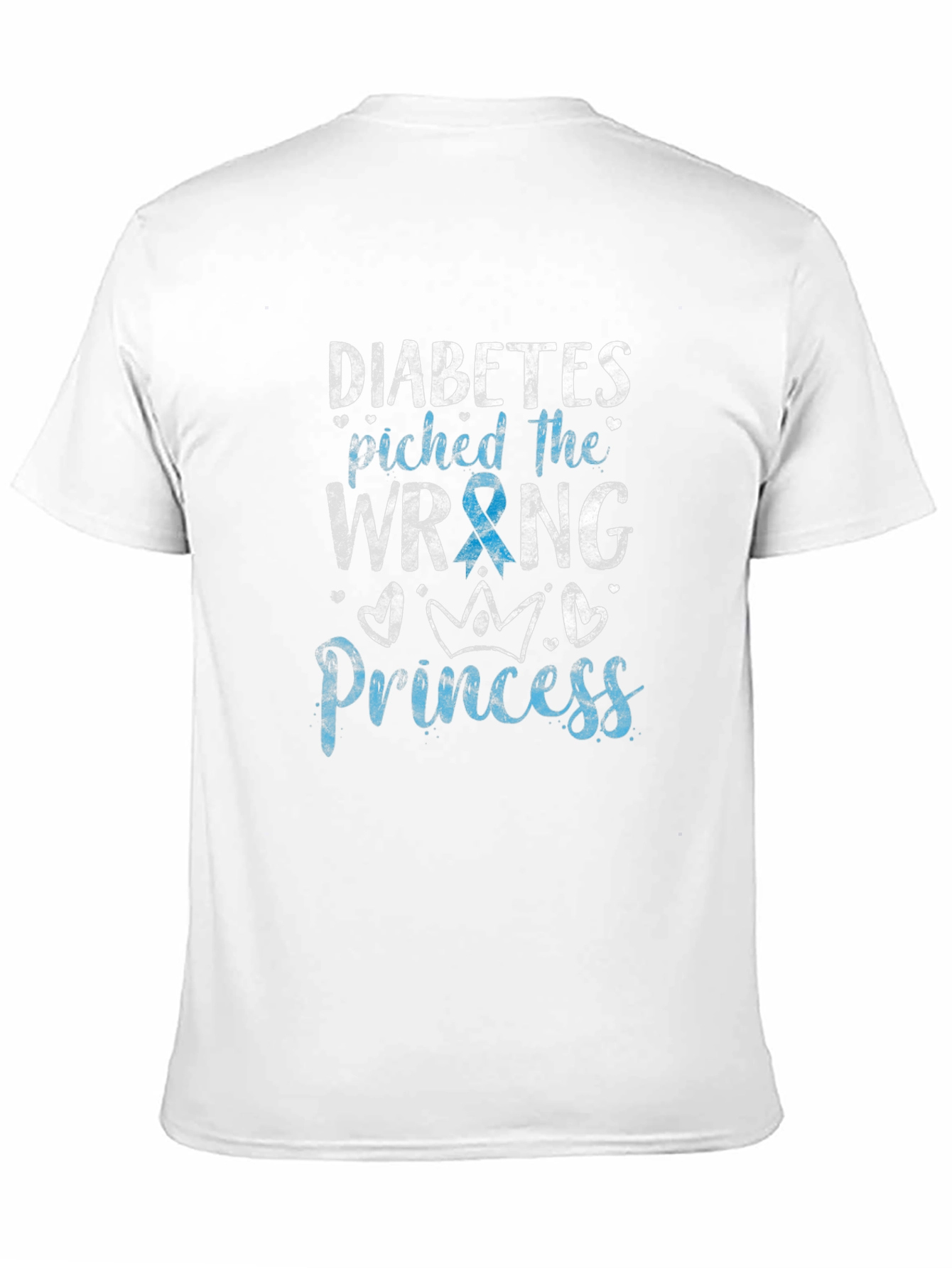 Diabetes Awareness T-Shirt - Wrong Princess Design