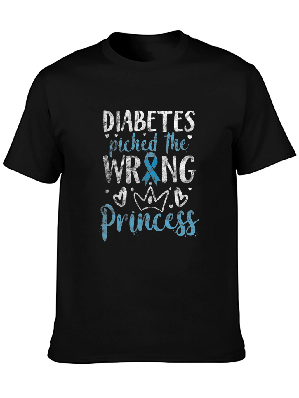 Diabetes Awareness T-Shirt - Wrong Princess Design