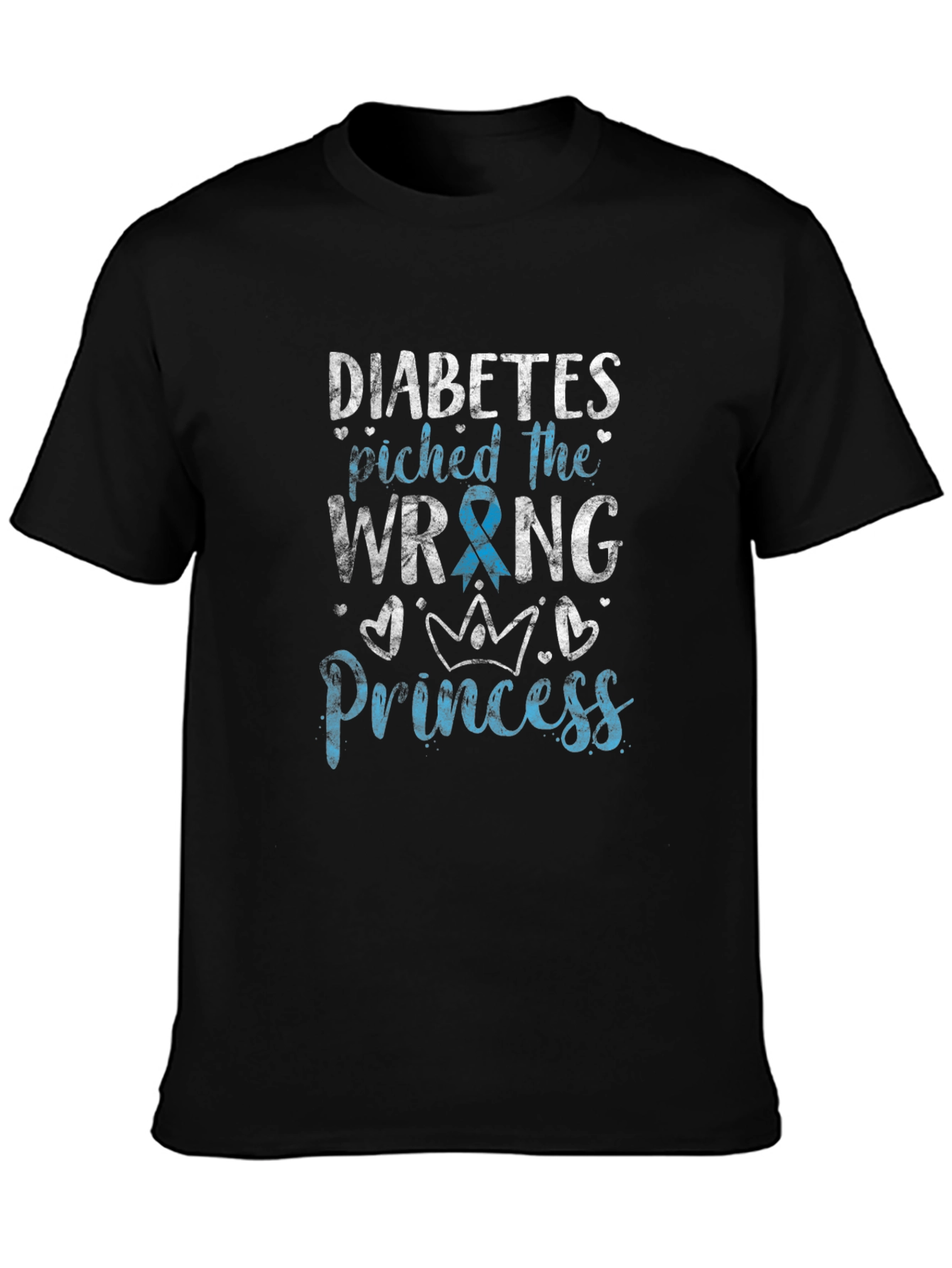 Diabetes Awareness T-Shirt - Wrong Princess Design