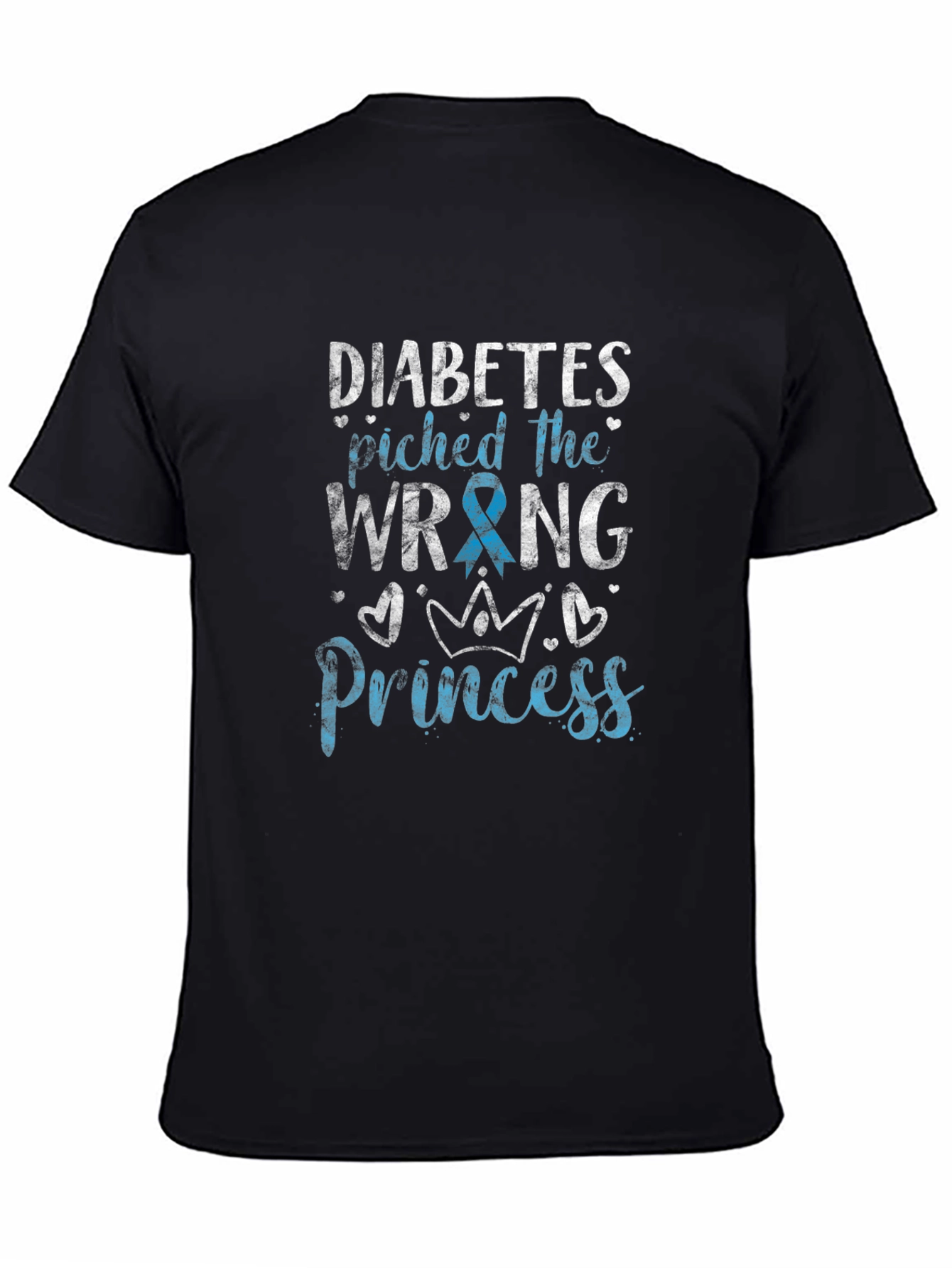 Diabetes Awareness T-Shirt - Wrong Princess Design