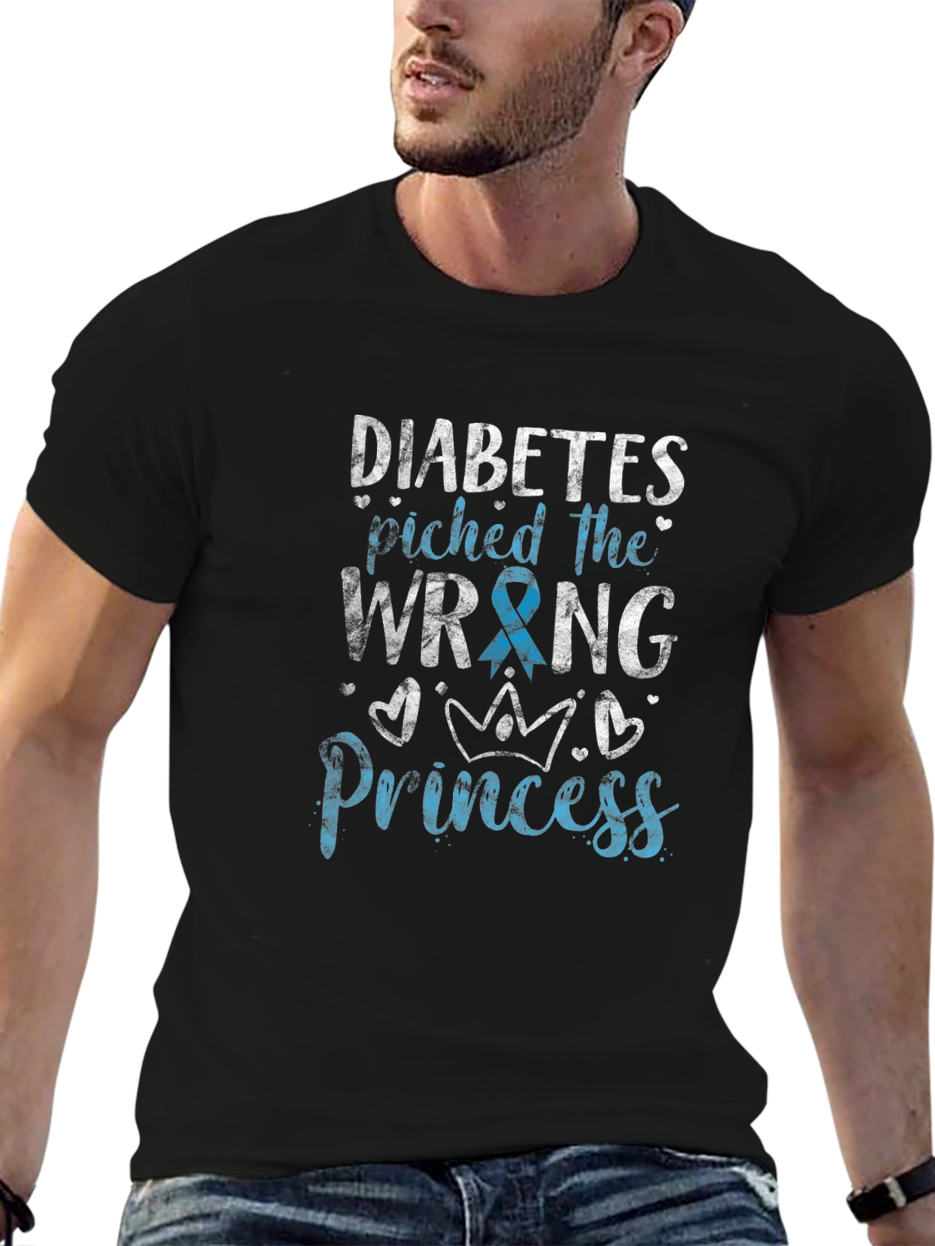 Diabetes Awareness T-Shirt - Wrong Princess Design