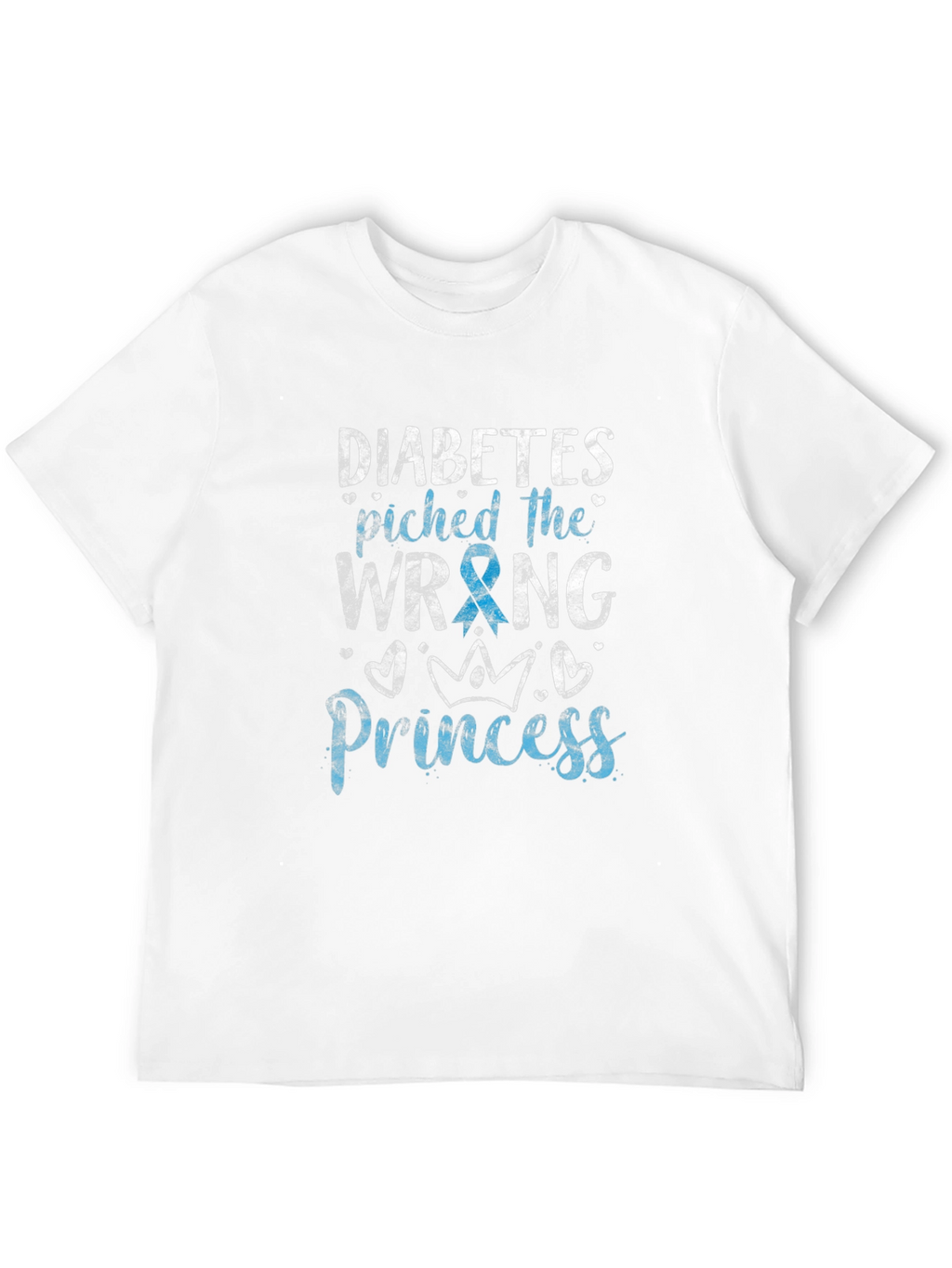 Diabetes Awareness T-Shirt - Wrong Princess Design