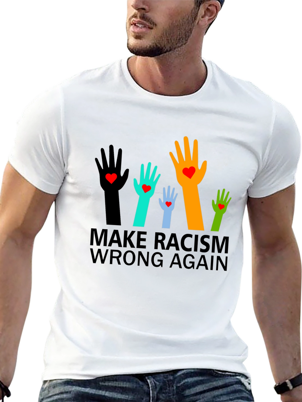 Make Racism Wrong Again Graphic Tee