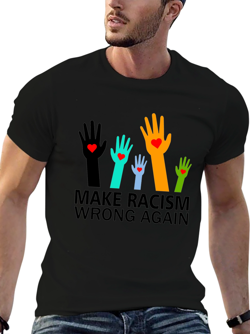 Make Racism Wrong Again Graphic Tee
