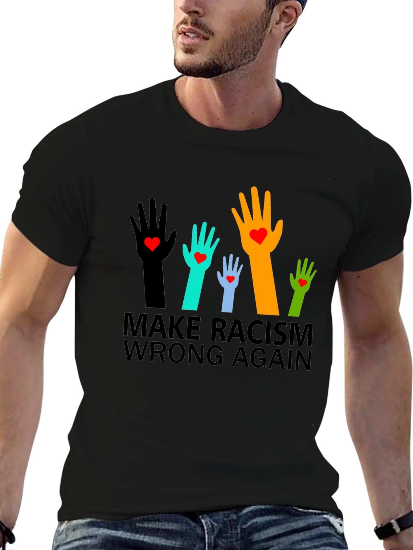 Make Racism Wrong Again Graphic Tee