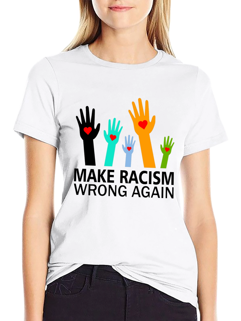Make Racism Wrong Again Graphic Tee