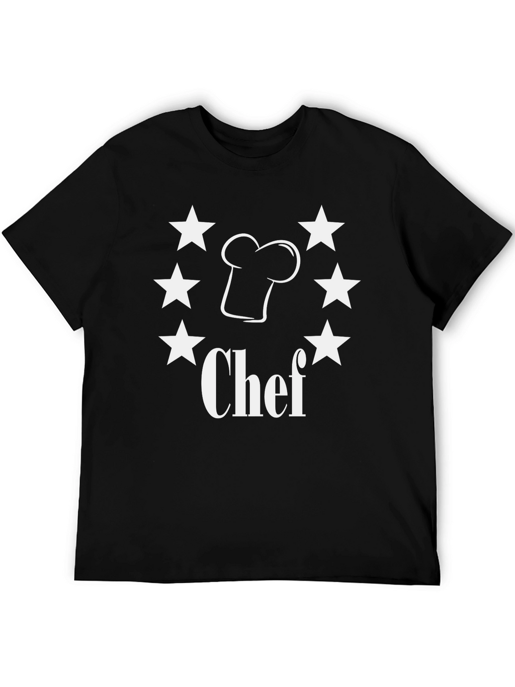 Chef Hat Star Tee - Culinary Apparel