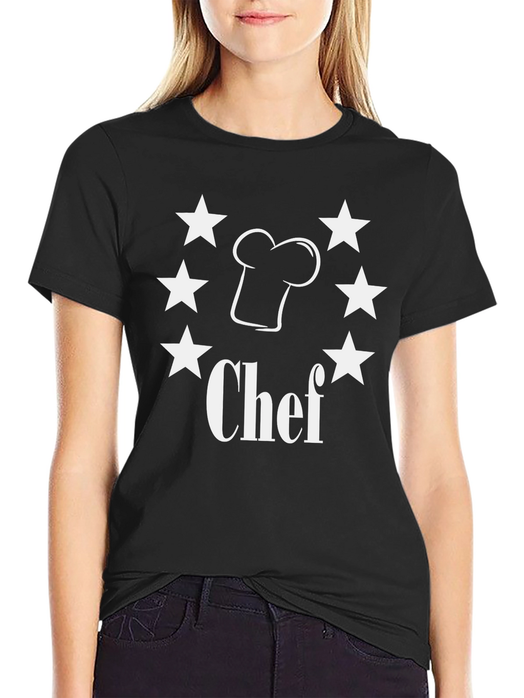 Chef Hat Star Tee - Culinary Apparel