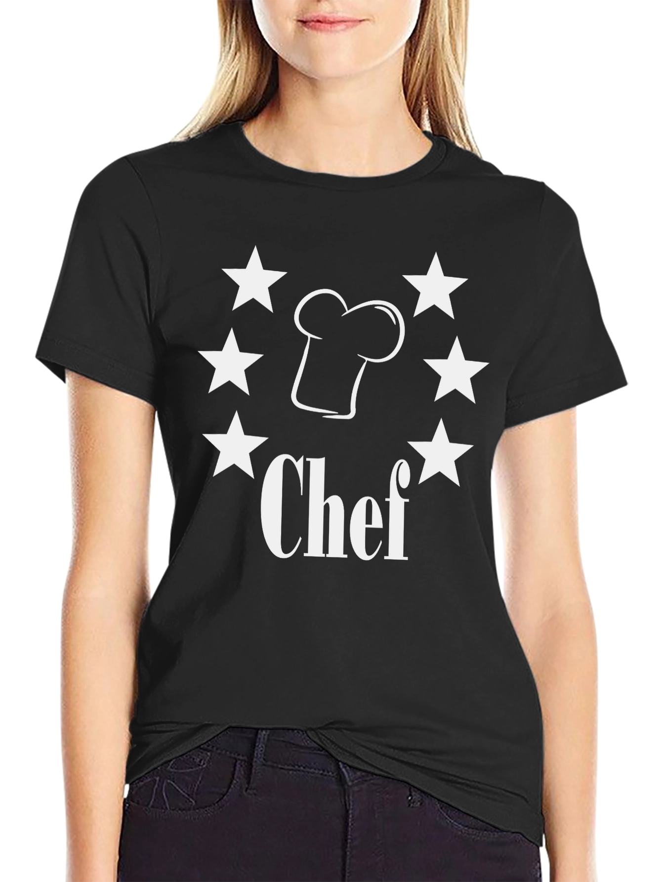 Chef Hat Star Tee - Culinary Apparel