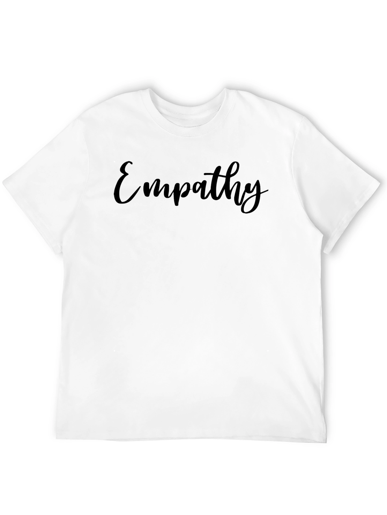 Empathy Black T-Shirt - Soft & Stylish