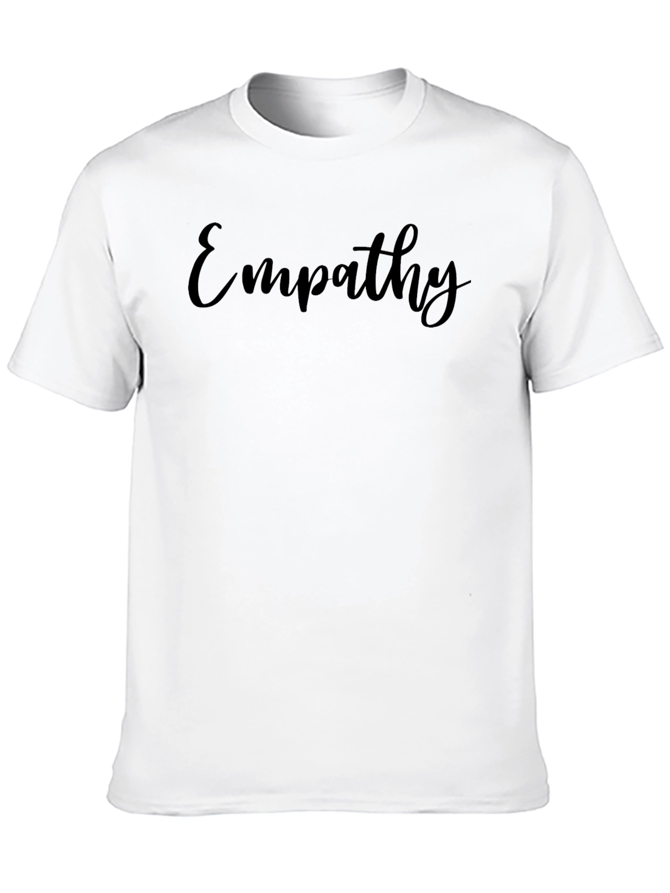 Empathy Black T-Shirt - Soft & Stylish