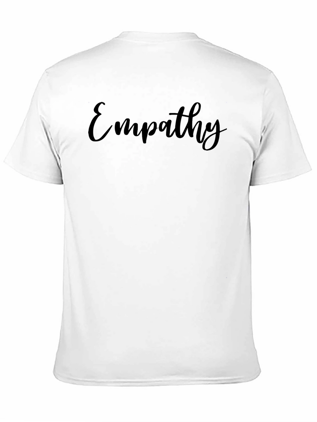 Empathy Black T-Shirt - Soft & Stylish