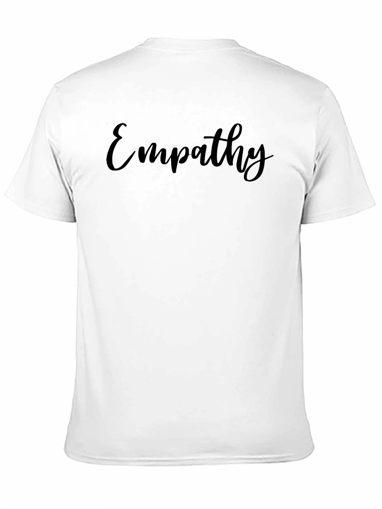 Empathy Black T-Shirt - Soft & Stylish