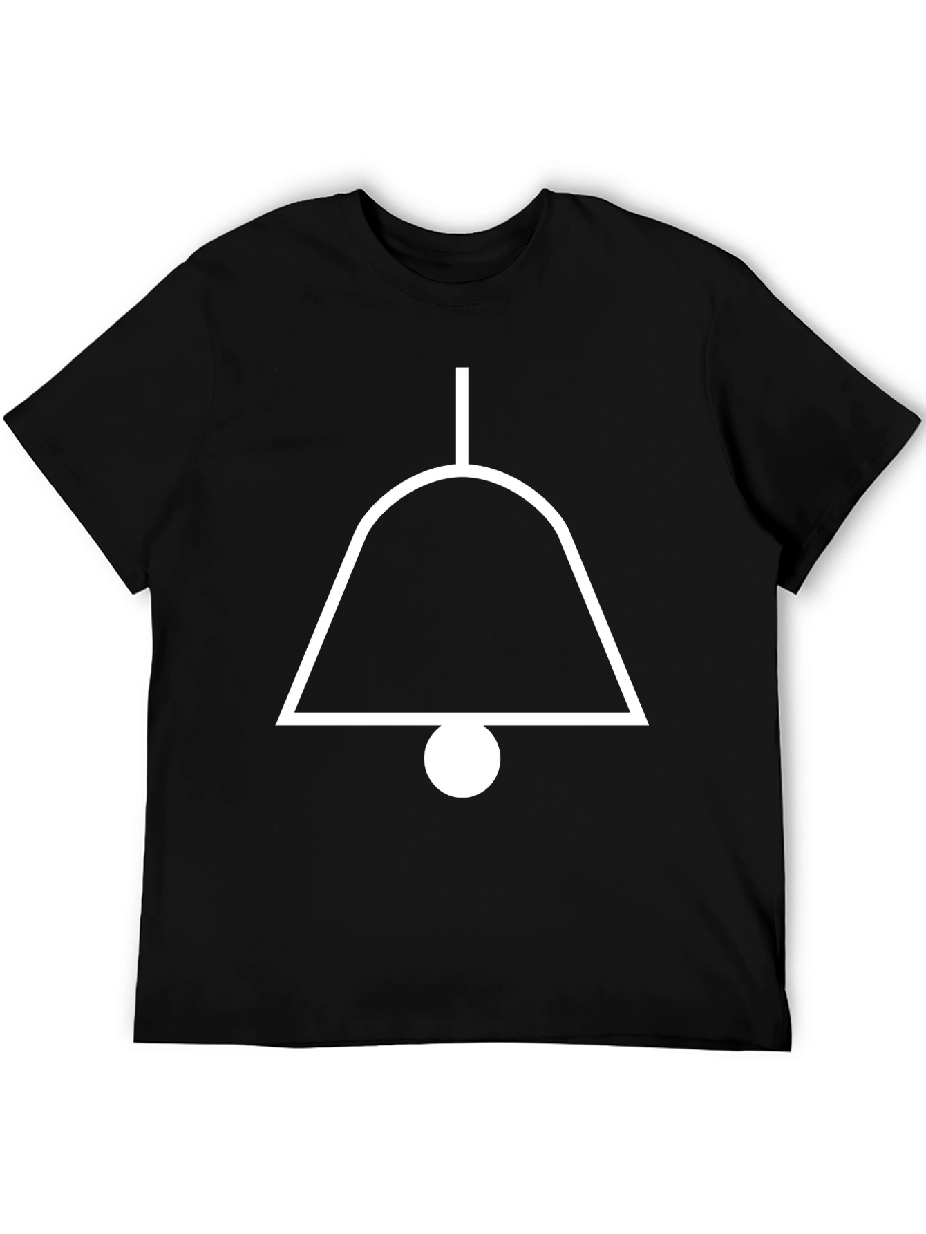 Bell Graphic T-Shirt - Simple & Stylish Black Tee