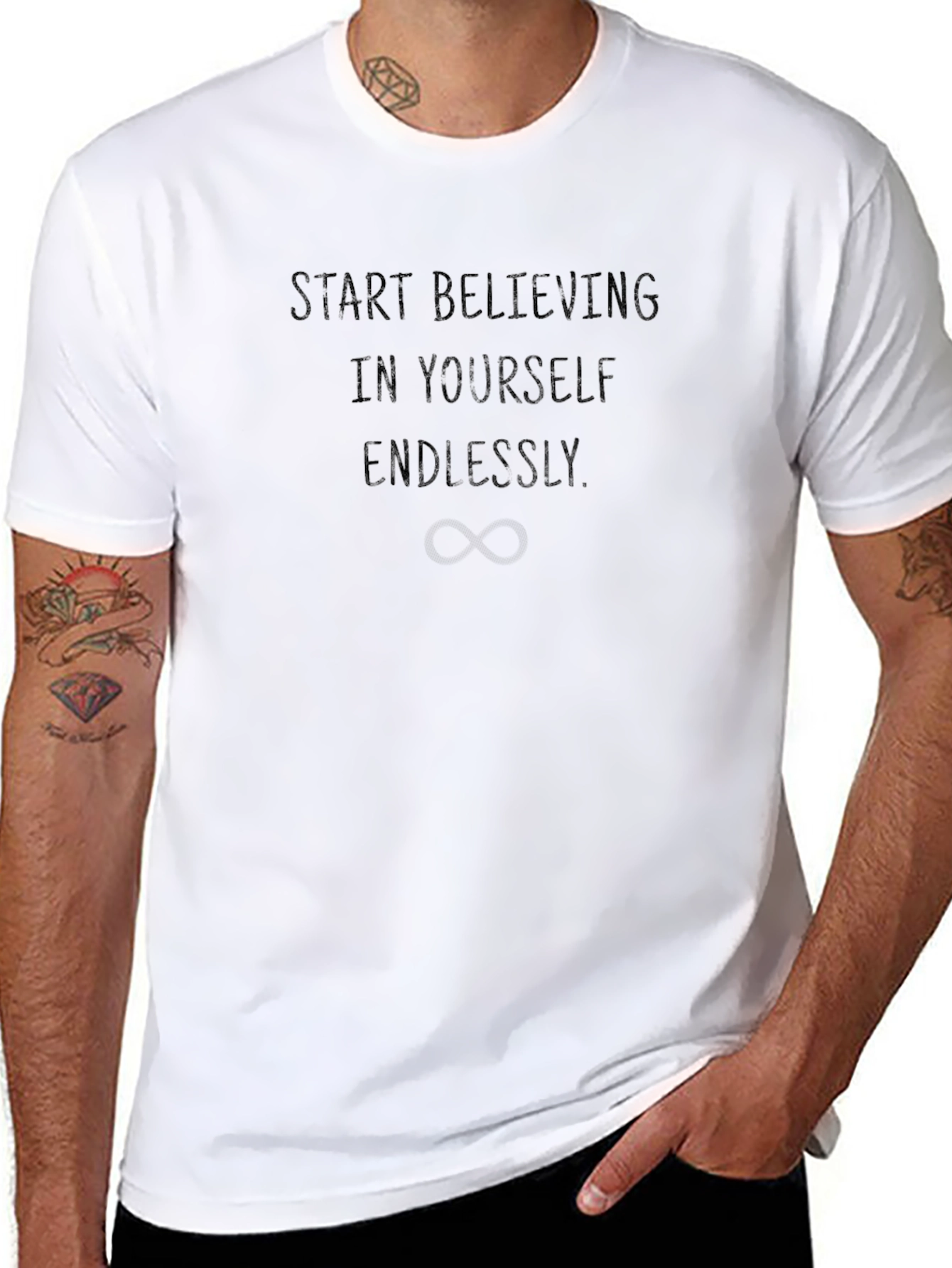 Believe In Yourself Black T-Shirt