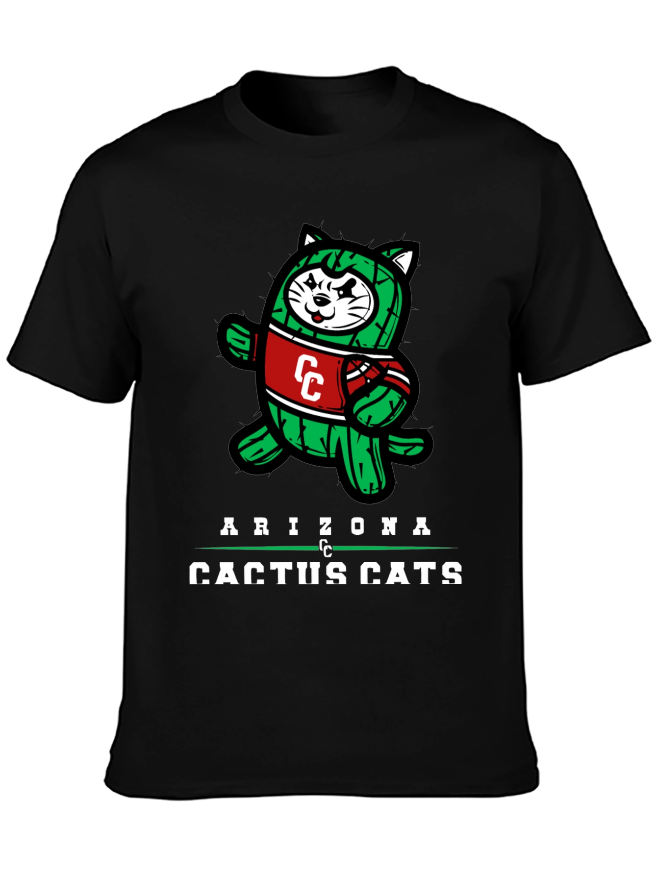 Arizona Cactus Cats Graphic T-Shirt