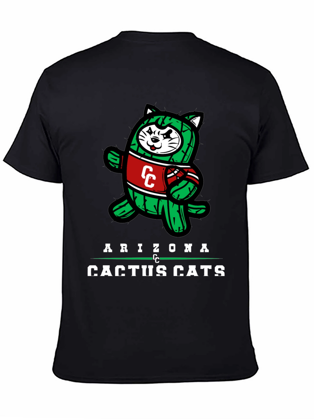 Arizona Cactus Cats Graphic T-Shirt