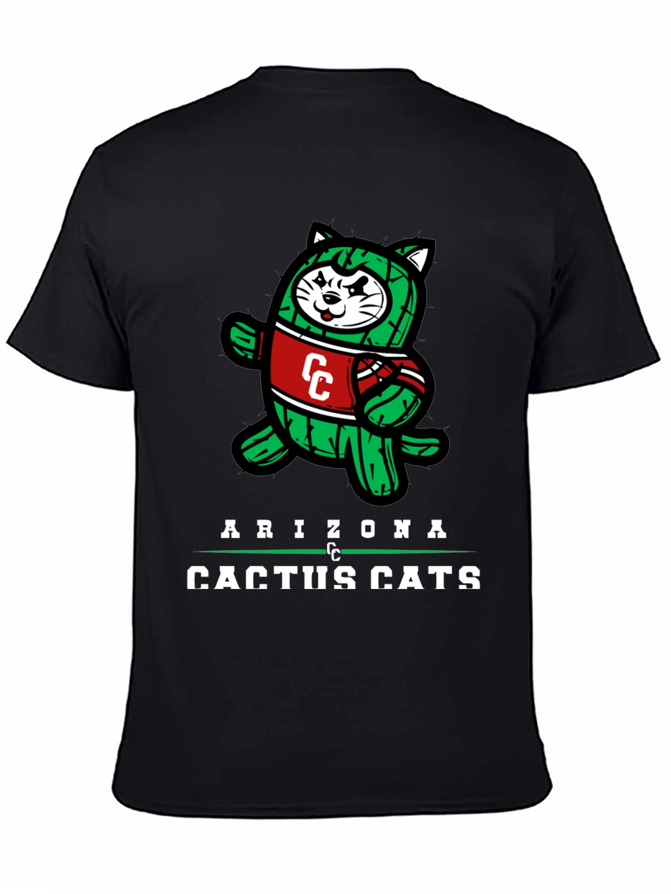 Arizona Cactus Cats Graphic T-Shirt
