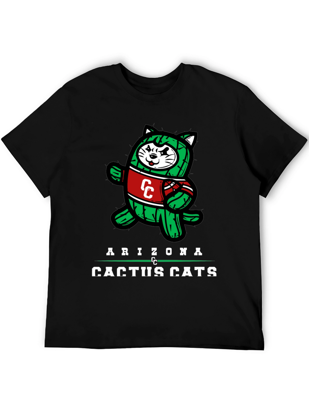 Arizona Cactus Cats Graphic T-Shirt