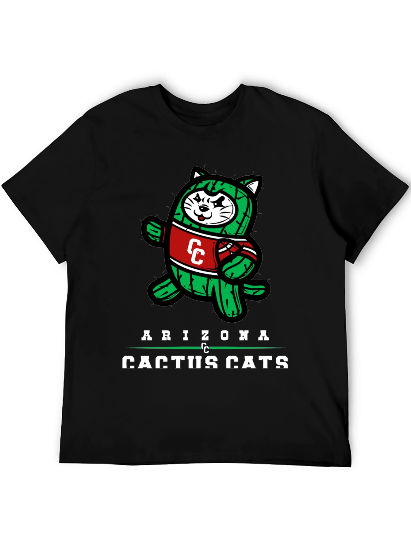Arizona Cactus Cats Graphic T-Shirt
