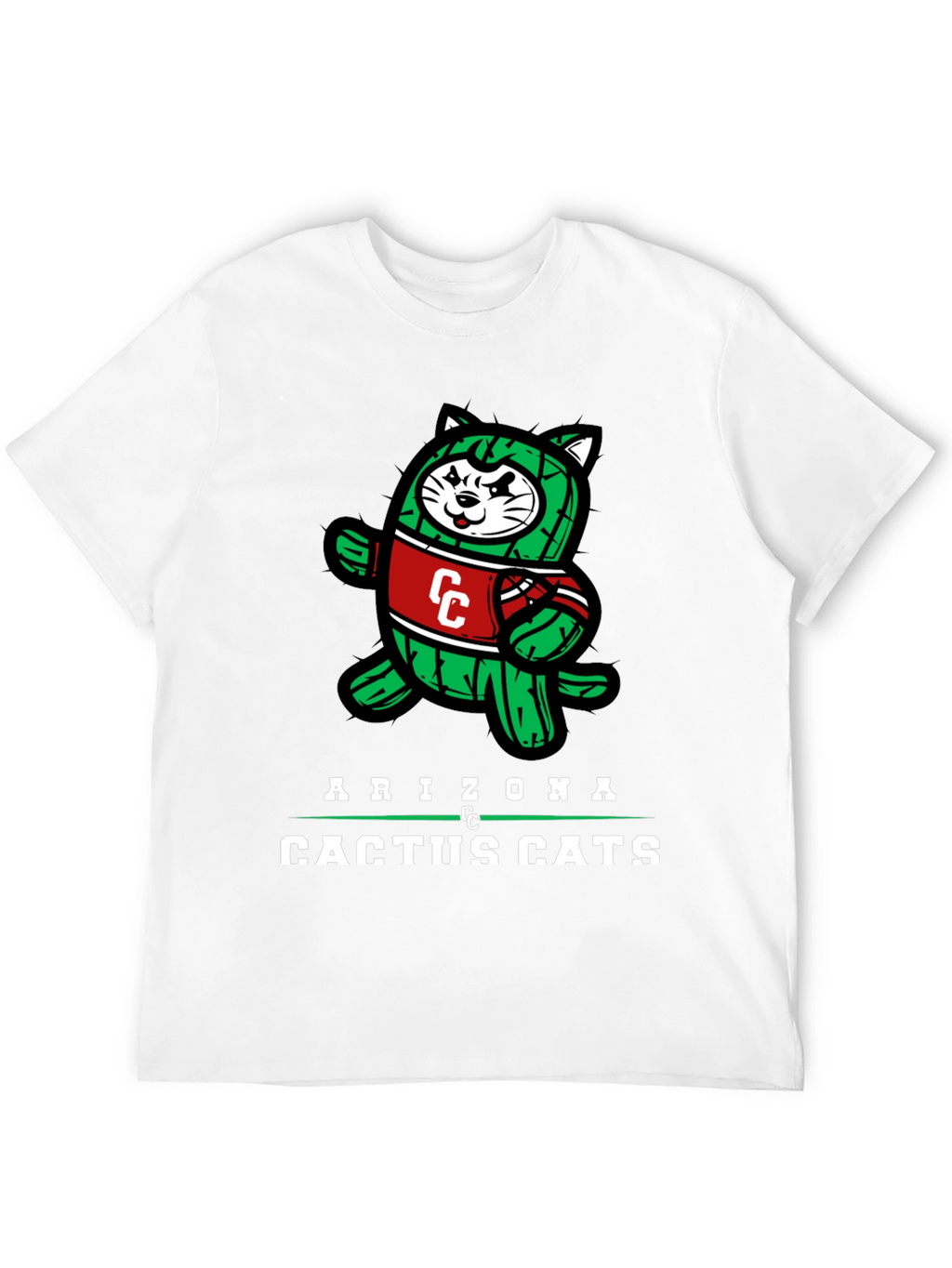 Arizona Cactus Cats Graphic T-Shirt