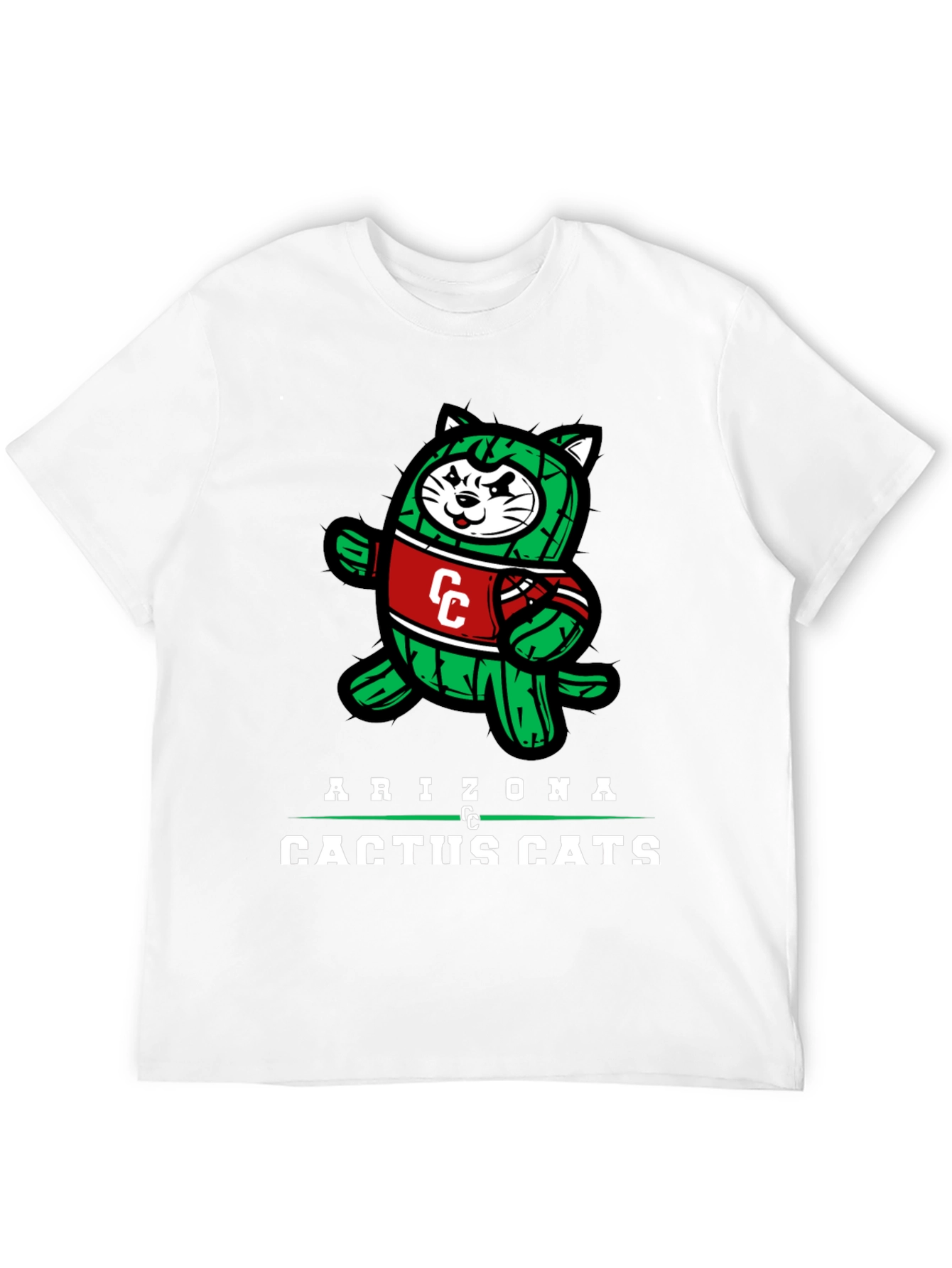 Arizona Cactus Cats Graphic T-Shirt