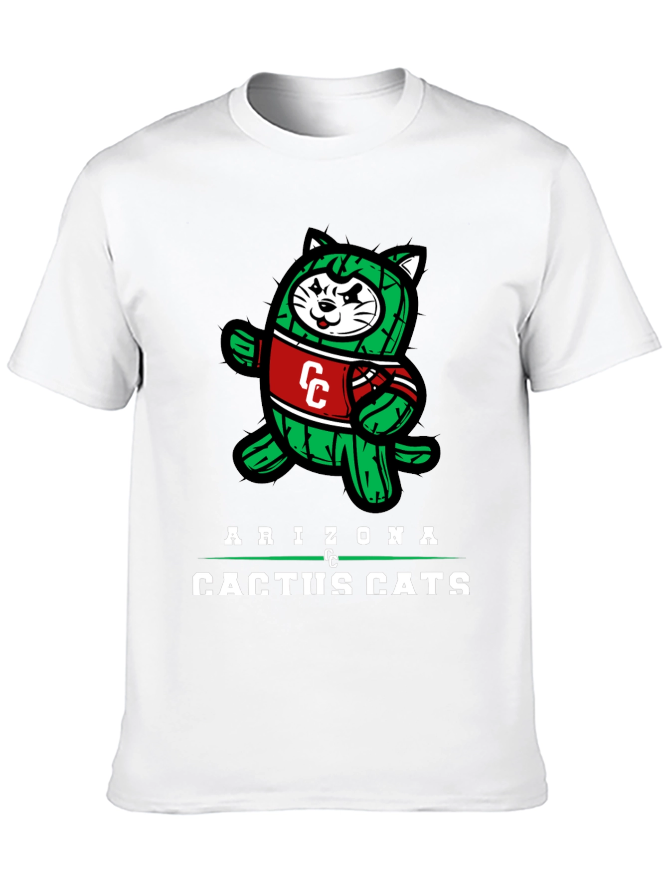 Arizona Cactus Cats Graphic T-Shirt
