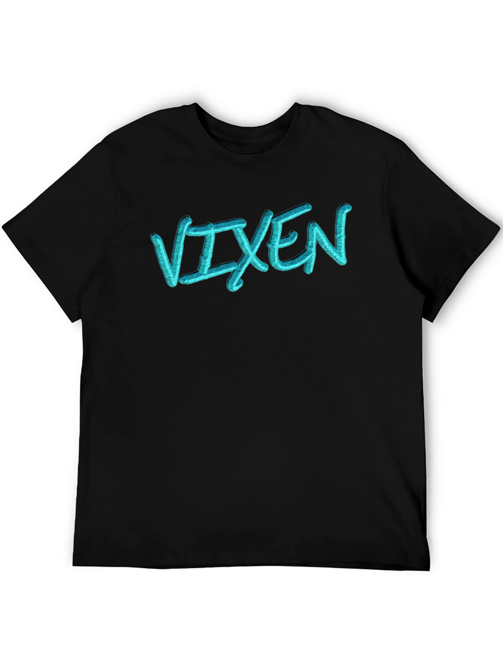 Vixen Black T-Shirt - Stylish Graphic Tee