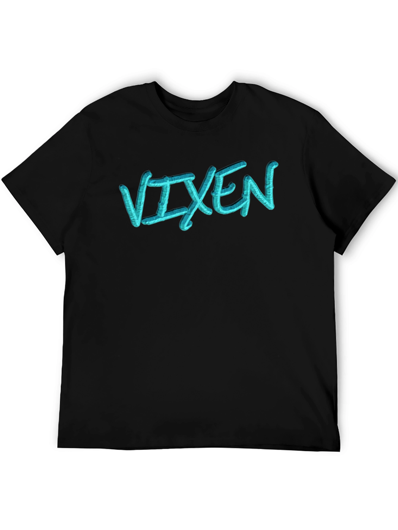 Vixen Black T-Shirt - Stylish Graphic Tee