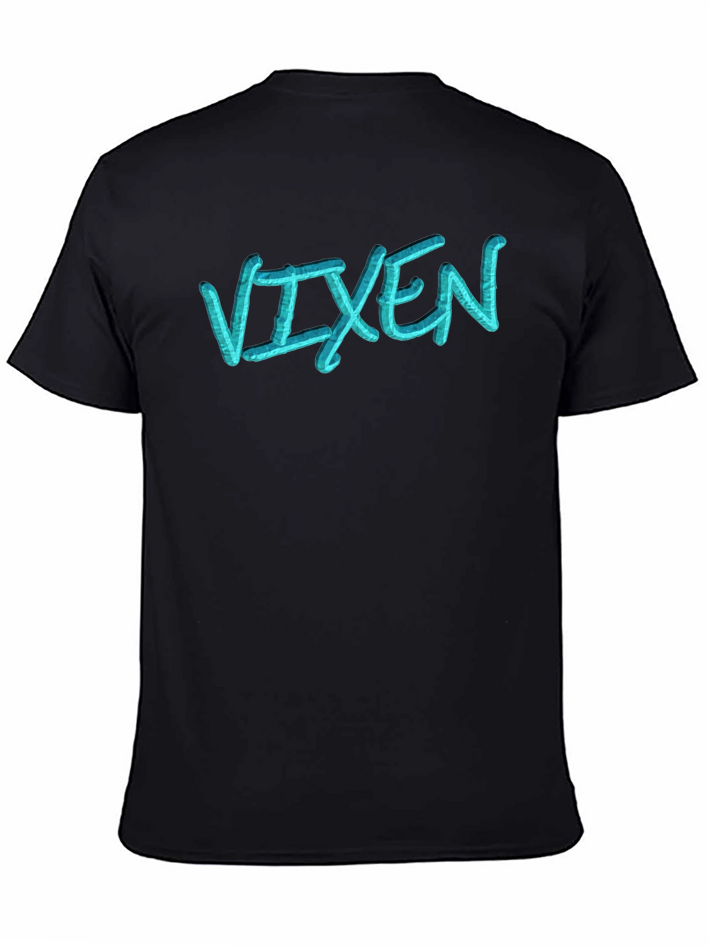 Vixen Black T-Shirt - Stylish Graphic Tee