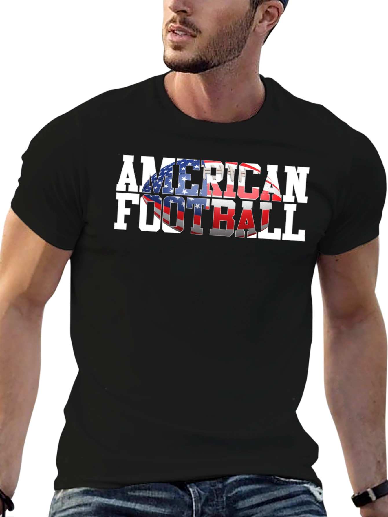 American Football Graphic Tee