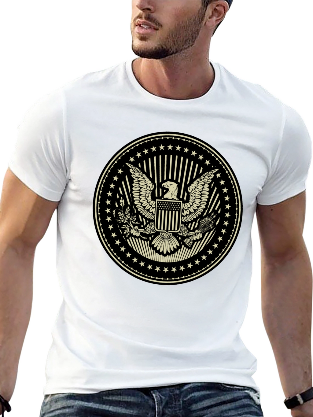 American Eagle Graphic Tee - Patriotic Style