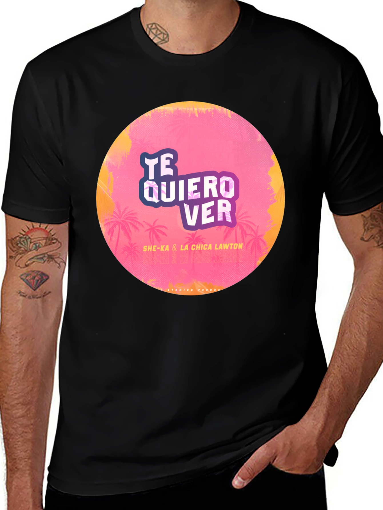 Te Quiero Ver Graphic Tee - Tropical Vibes