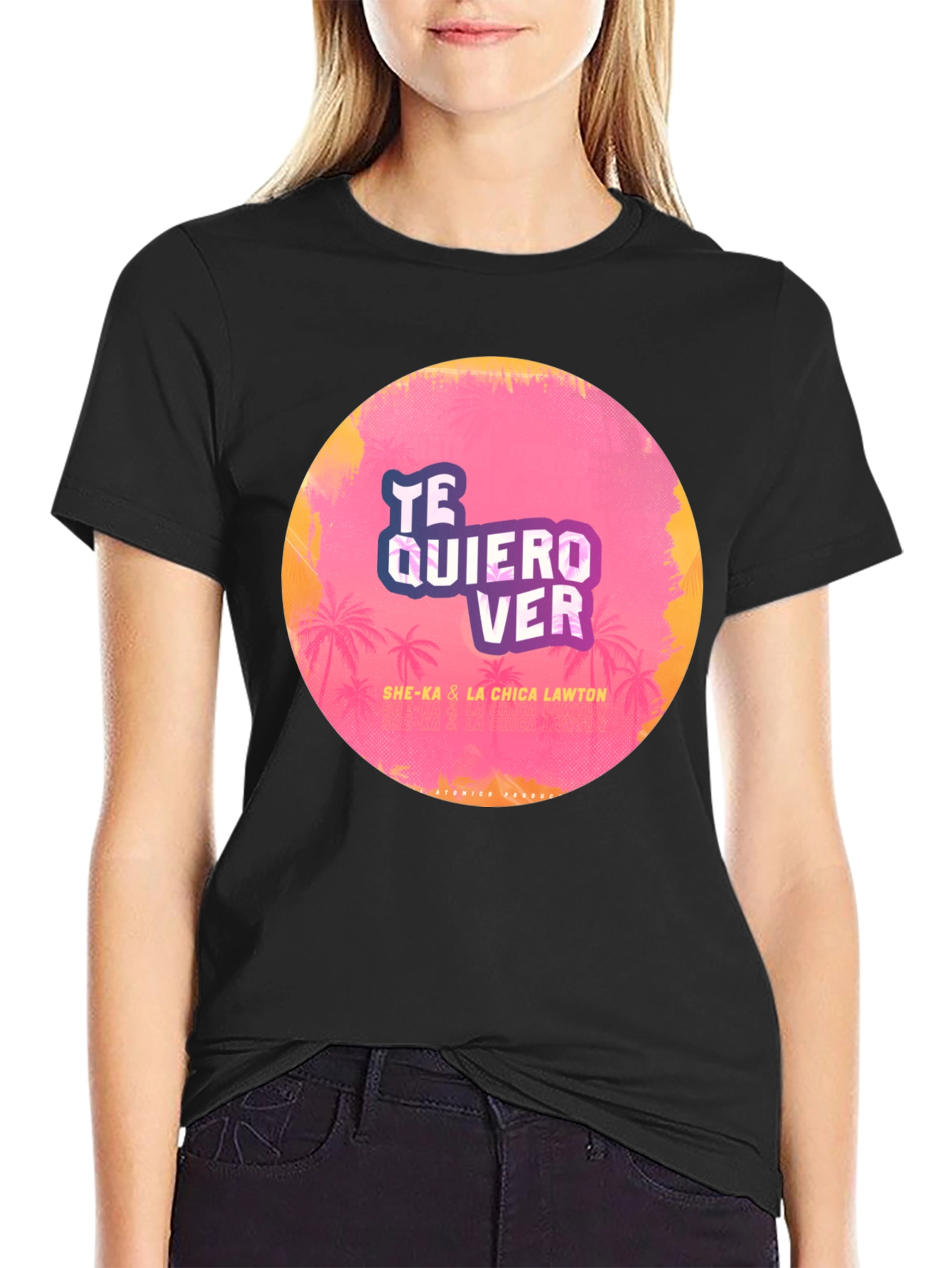 Te Quiero Ver Graphic Tee - Tropical Vibes