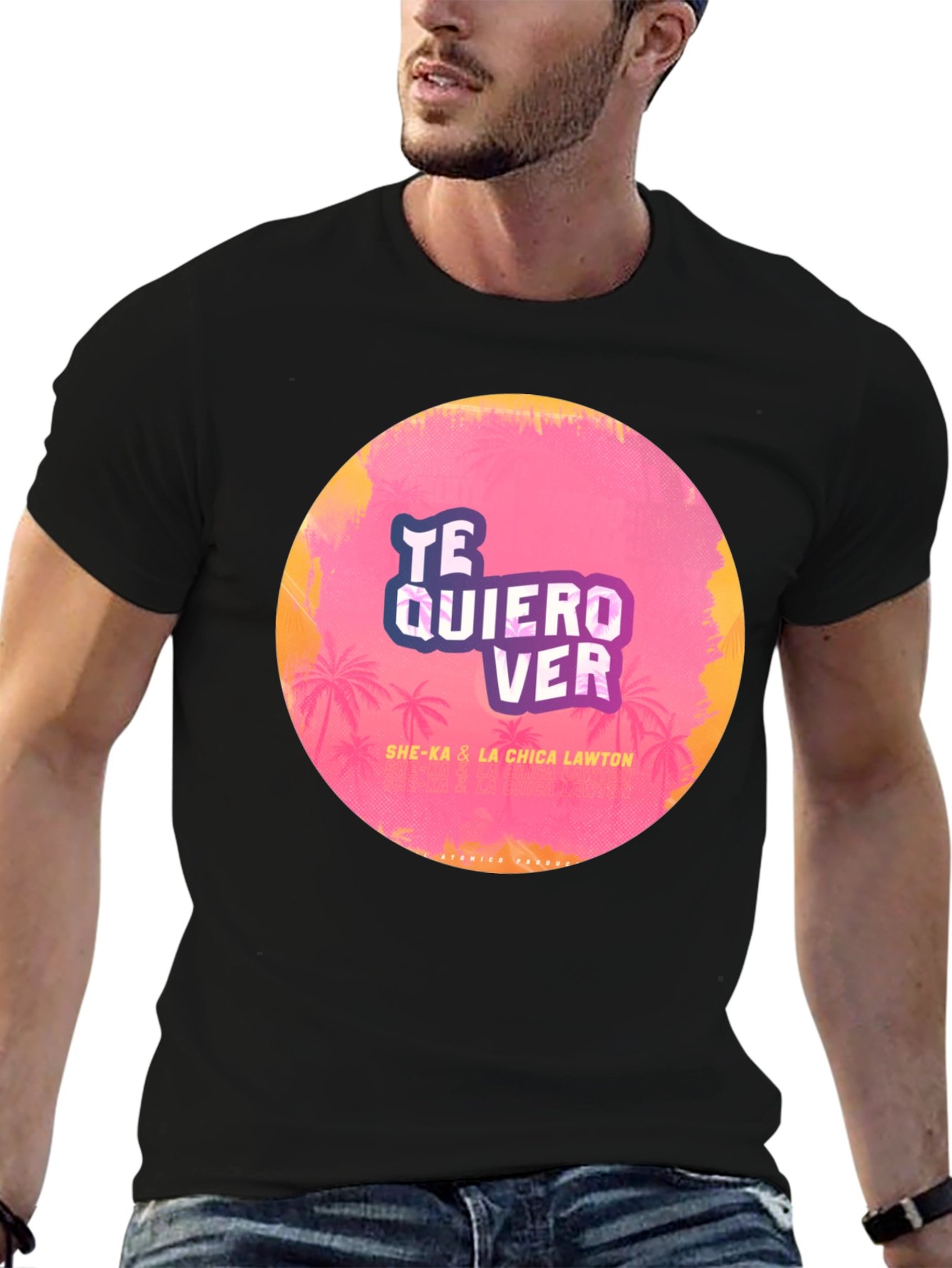 Te Quiero Ver Graphic Tee - Tropical Vibes
