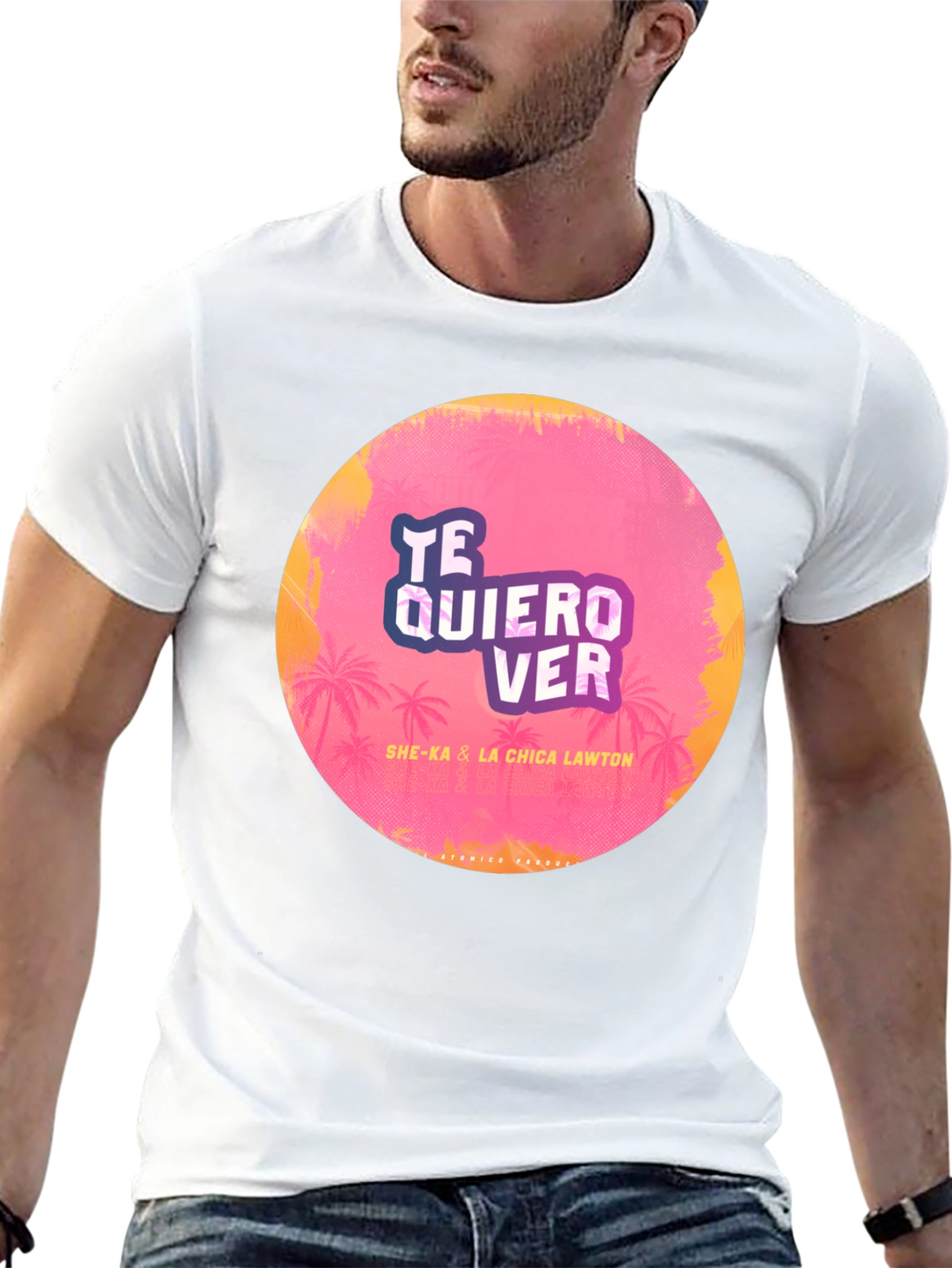 Te Quiero Ver Graphic Tee - Tropical Vibes