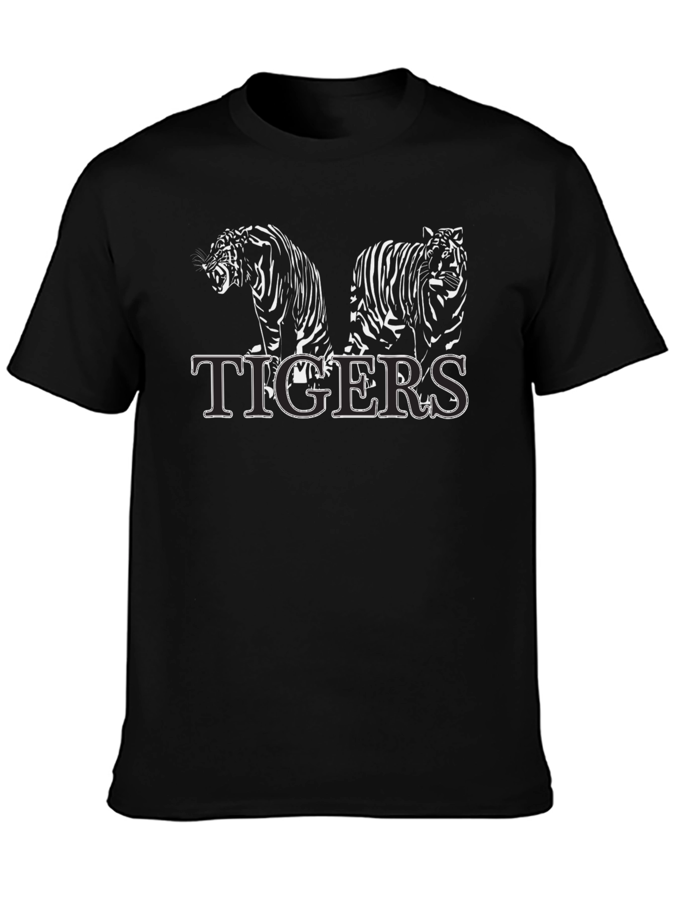 Bold Black Tigers Graphic Tee - Fierce & Stylish