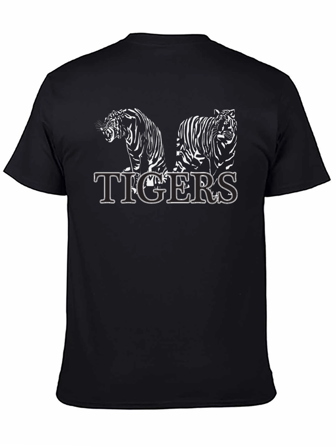 Bold Black Tigers Graphic Tee - Fierce & Stylish