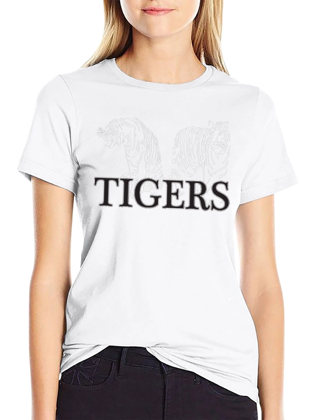 Bold Black Tigers Graphic Tee - Fierce & Stylish