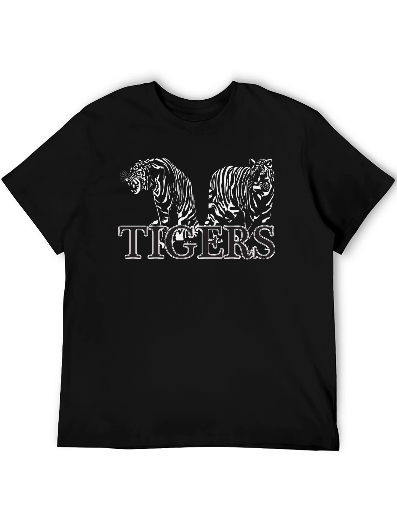 Bold Black Tigers Graphic Tee - Fierce & Stylish