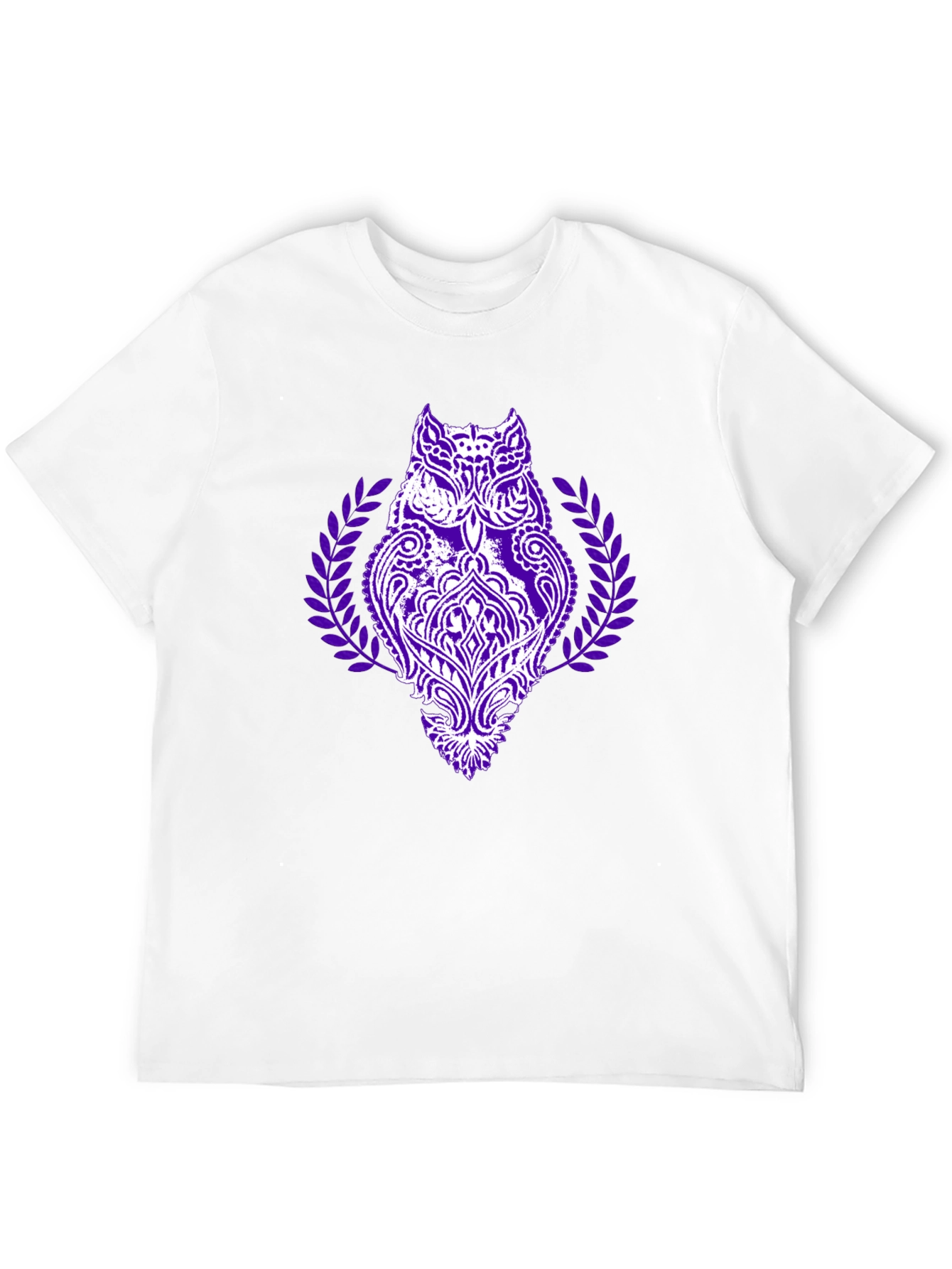 Owl Mandala Black Graphic Tee