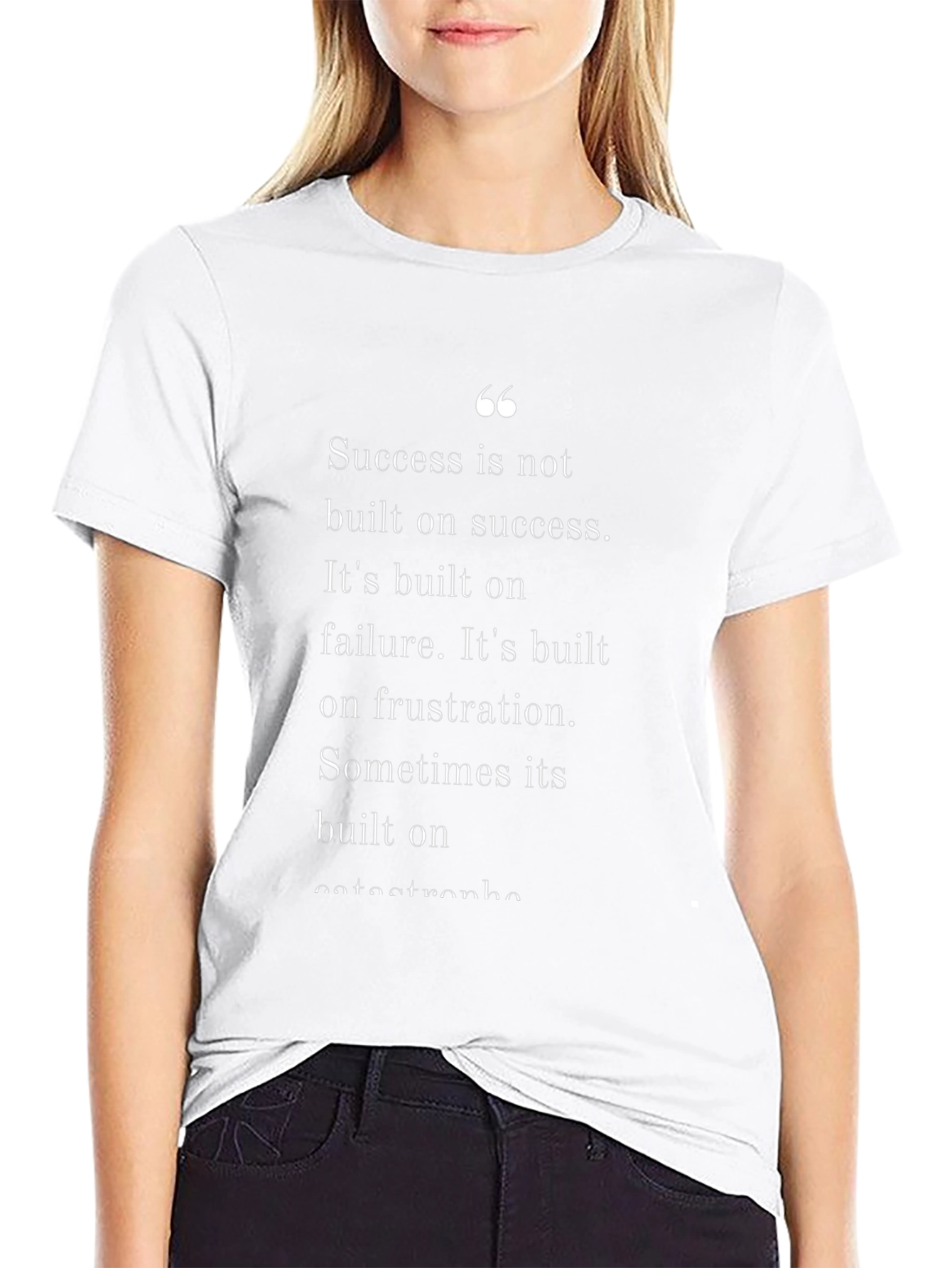 Motivational Graphic Tee: Success is Built on Failure