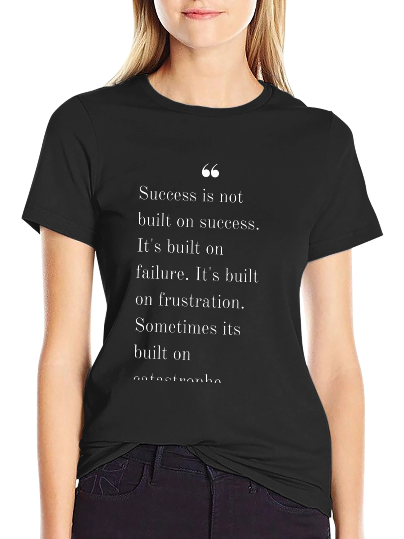 Motivational Graphic Tee: Success is Built on Failure