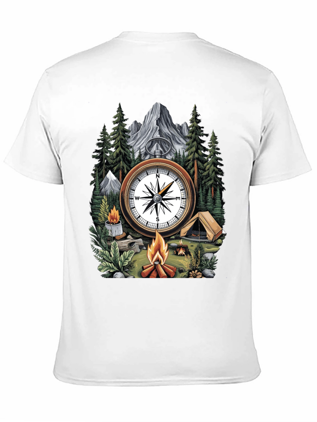 Adventure Compass Camping T-Shirt